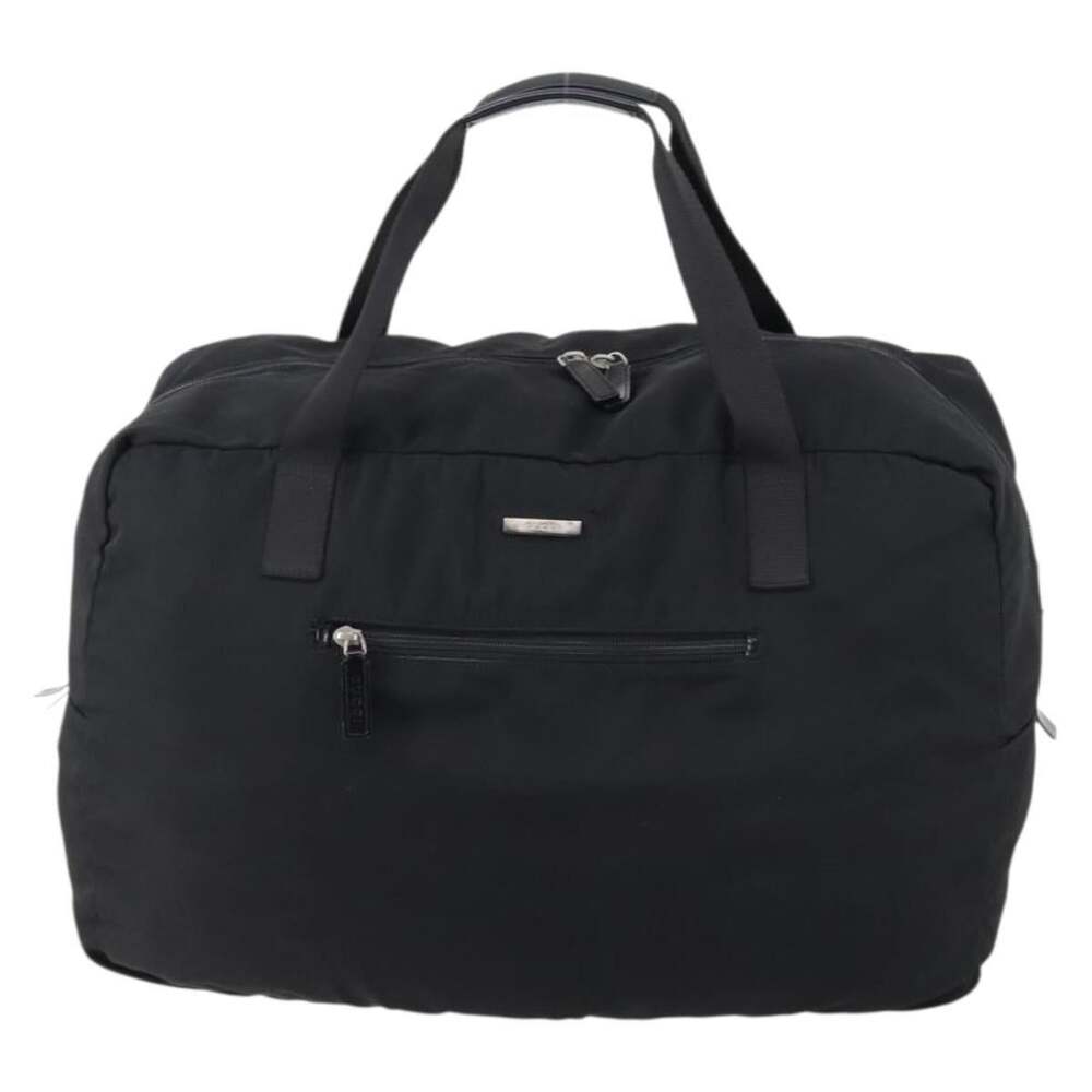 Gucci Nylon Boston Bag Black